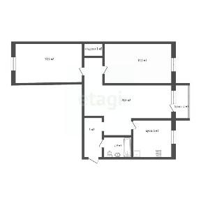 Продается 3-комн. квартира, 59,3 м²