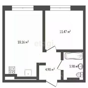 Продается 1-комн. квартира, 32,23 м²