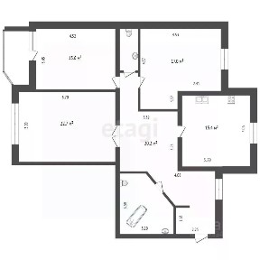 Продается 3-комн. квартира, 108 м²