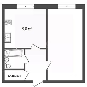 Продается 1-комн. квартира, 36,1 м²