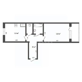 Продается 1-комн. квартира, 38,8 м²