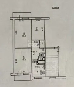 Продается 3-комн. квартира, 60 м²