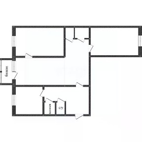 Продается 3-комн. квартира, 62,9 м²
