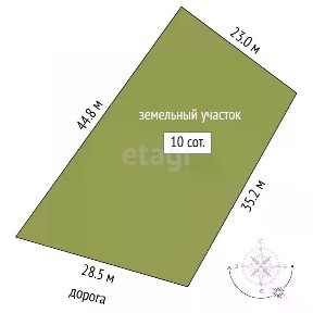 Продается участок, 10 сот.