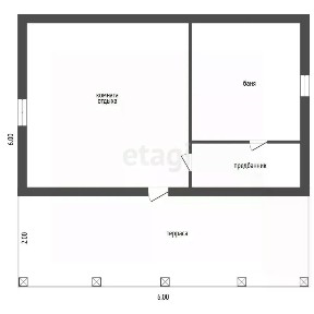 Продается 2-этажный дом, 30 м²