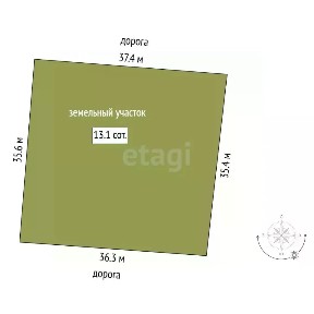 Продается участок, 13 сот.