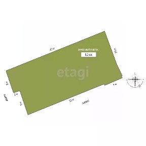 Продается 1-этажный дом, 40,8 м²