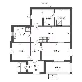 Продается 2-этажный дом, 171,8 м²
