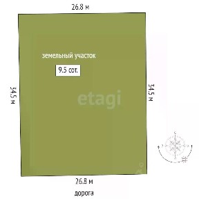 Продается участок, 9,48 сот.