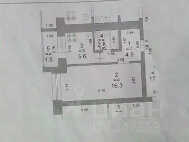 Продается 1-комн. квартира, 31,1 м²