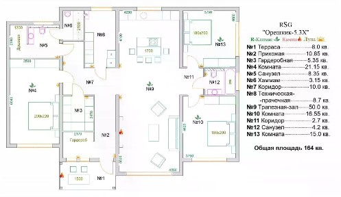 Продается 1-этажный коттедж, 226 м²