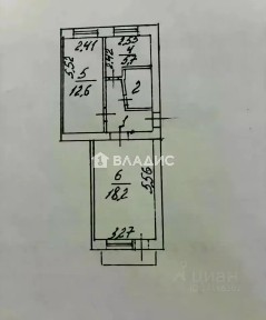 Продается 2-комн. квартира, 44,3 м²