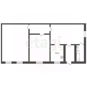 Продается 2-комн. квартира, 60,2 м²