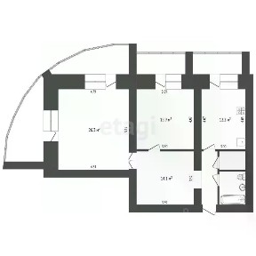Продается 2-комн. квартира, 79 м²