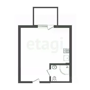 Продается студия, 19,2 м²