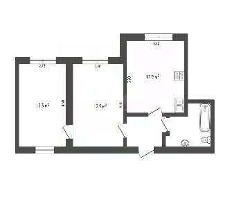 Продается 2-комн. квартира, 45,9 м²