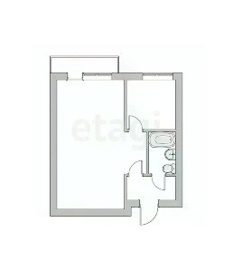Продается 1-комн. квартира, 28,8 м²