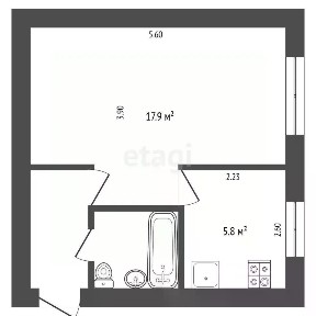 Продается 1-комн. квартира, 30 м²