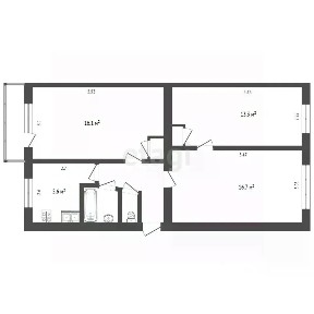 Продается 3-комн. квартира, 60,6 м²