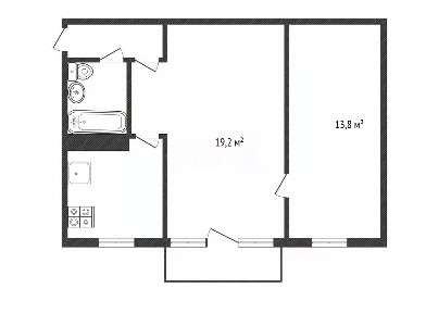 Продается 2-комн. квартира, 44,4 м²