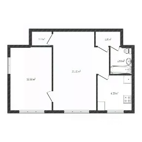 Продается 2-комн. квартира, 47,9 м²