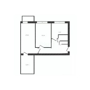 Продается 3-комн. квартира, 57,3 м²