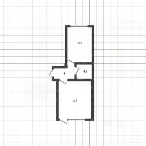 Продается 2-комн. квартира, 44,7 м²