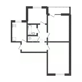 Продается 3-комн. квартира, 59,4 м²