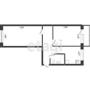 Продается 2-комн. квартира, 62 м²