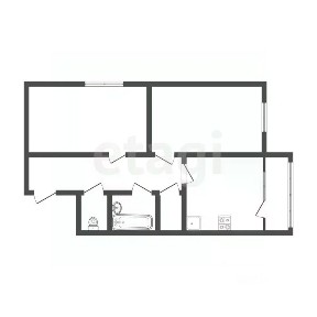 Продается 2-комн. квартира, 55 м²
