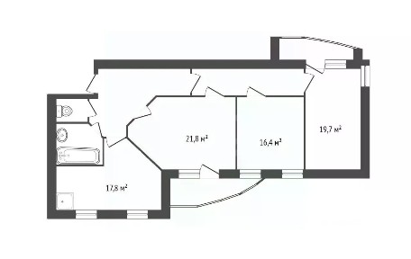 Продается 3-комн. квартира, 106,3 м²