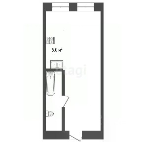 Продается студия, 27,1 м²