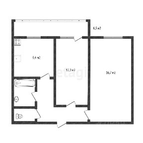 Продается 2-комн. квартира, 40,3 м²
