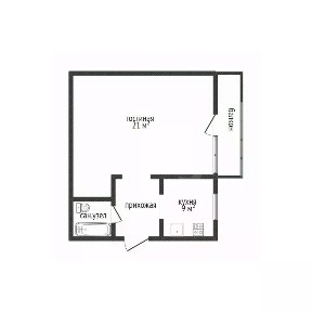 Продается 1-комн. квартира, 50 м²