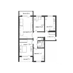 Продается 4-комн. квартира, 71,5 м²