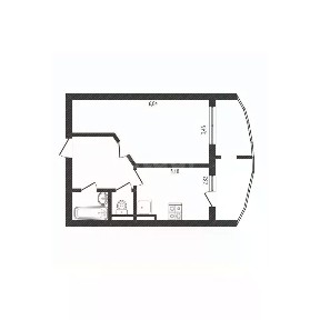 Продается 1-комн. квартира, 40,1 м²