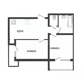 Продается 2-комн. квартира, 56 м²