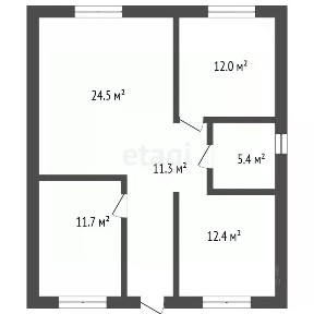 Продается 1-этажный дом, 82 м²