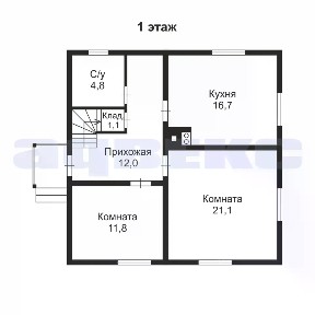 Продается 3-этажный дом, 183 м²