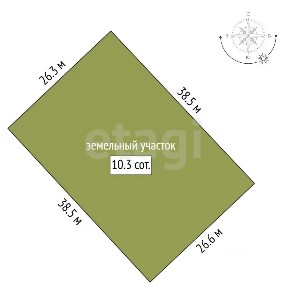 Продается участок, 10,3 сот.