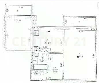 Продается 2-комн. квартира, 47 м²