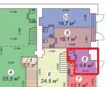 Продается помещение свободного назначения, 9,6 м²