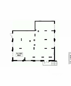 Продается торговая площадь, 189 м²