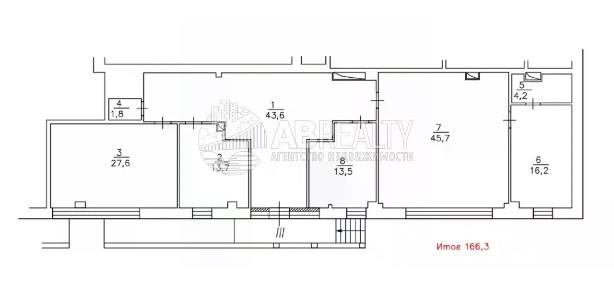 Продается офис, 166,3 м²