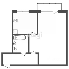 Продается 1-комн. квартира, 30,5 м²