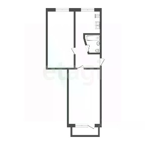 Продается 2-комн. квартира, 44,6 м²