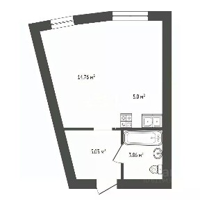 Продается студия, 28,65 м²