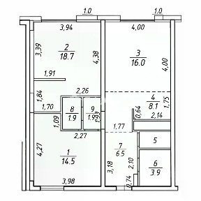 Продается 3-комн. квартира, 81,4 м²