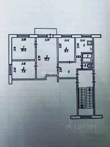 Продается 4-комн. квартира, 59,1 м²