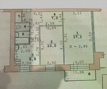 Продается 2-комн. квартира, 44,2 м²
